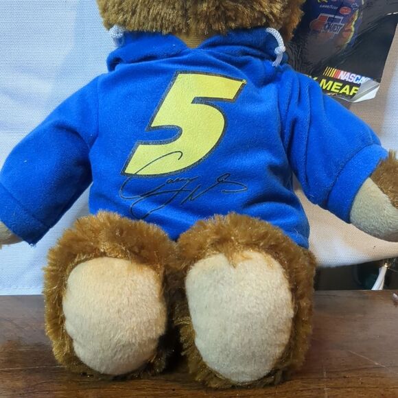Nascar Plush Teddy with Hoodie #5 Casey Mears - Picture 5 of 8